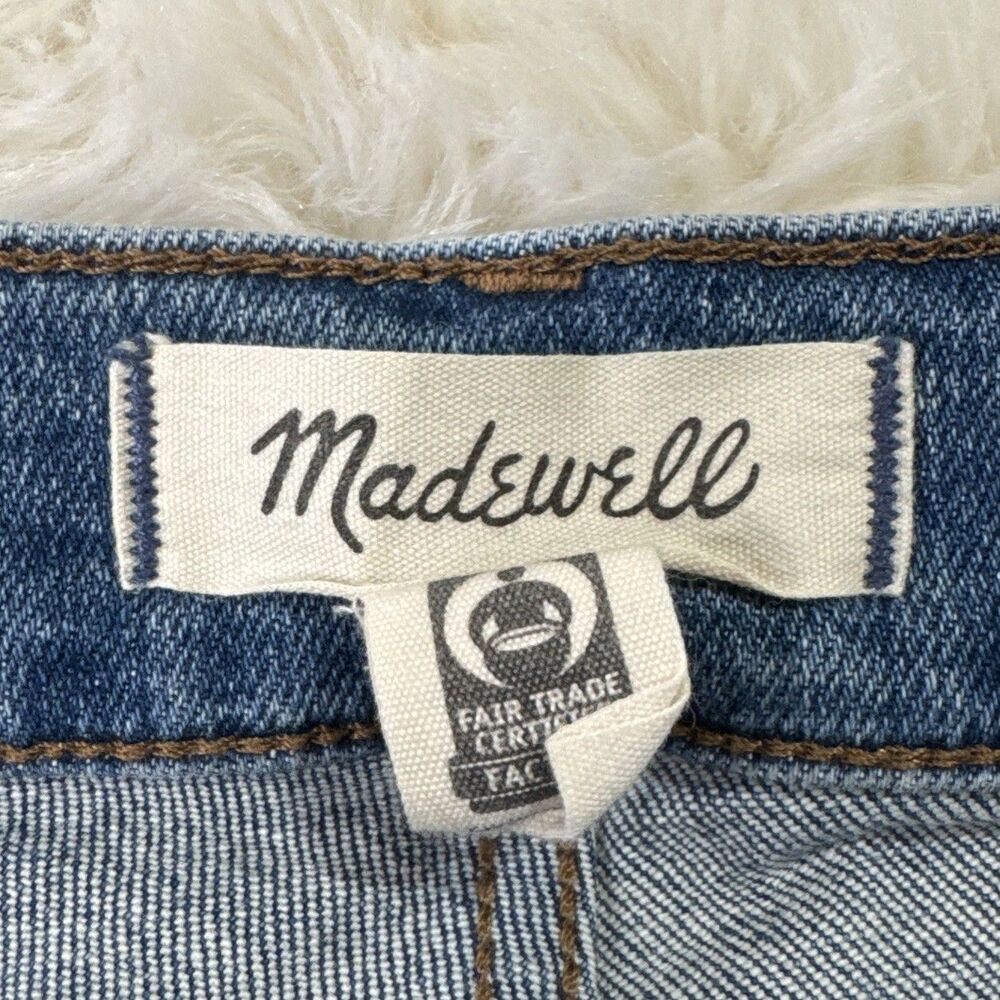 Madewell Kick Out Jeans 26 (26x27) Blue Denim High Mid Stretch Bootcut Womens - Picture 3 of 10